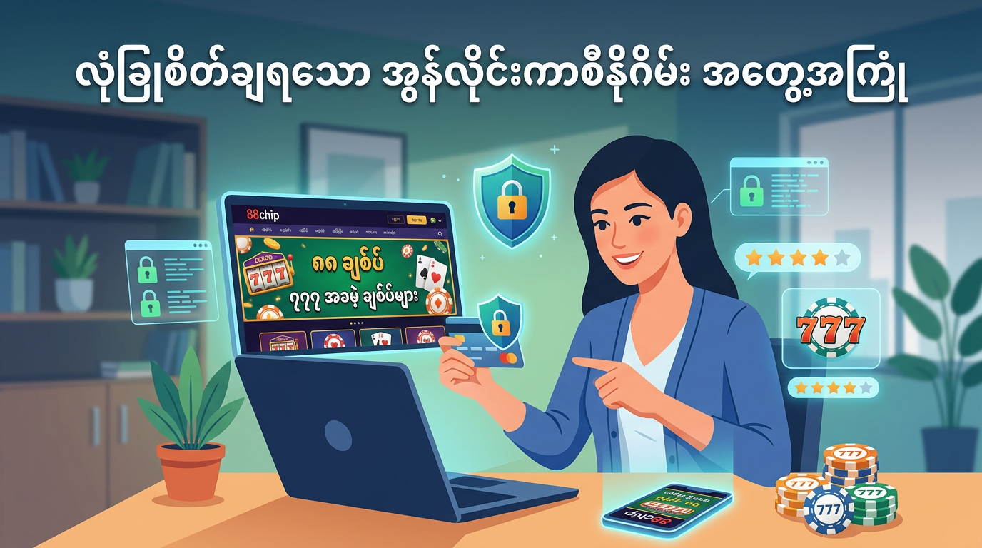 88Chip 777 တွင် ကစားနိုင်သော နာမည်ကြီးဂိမ်းအမျိုးအစားများ