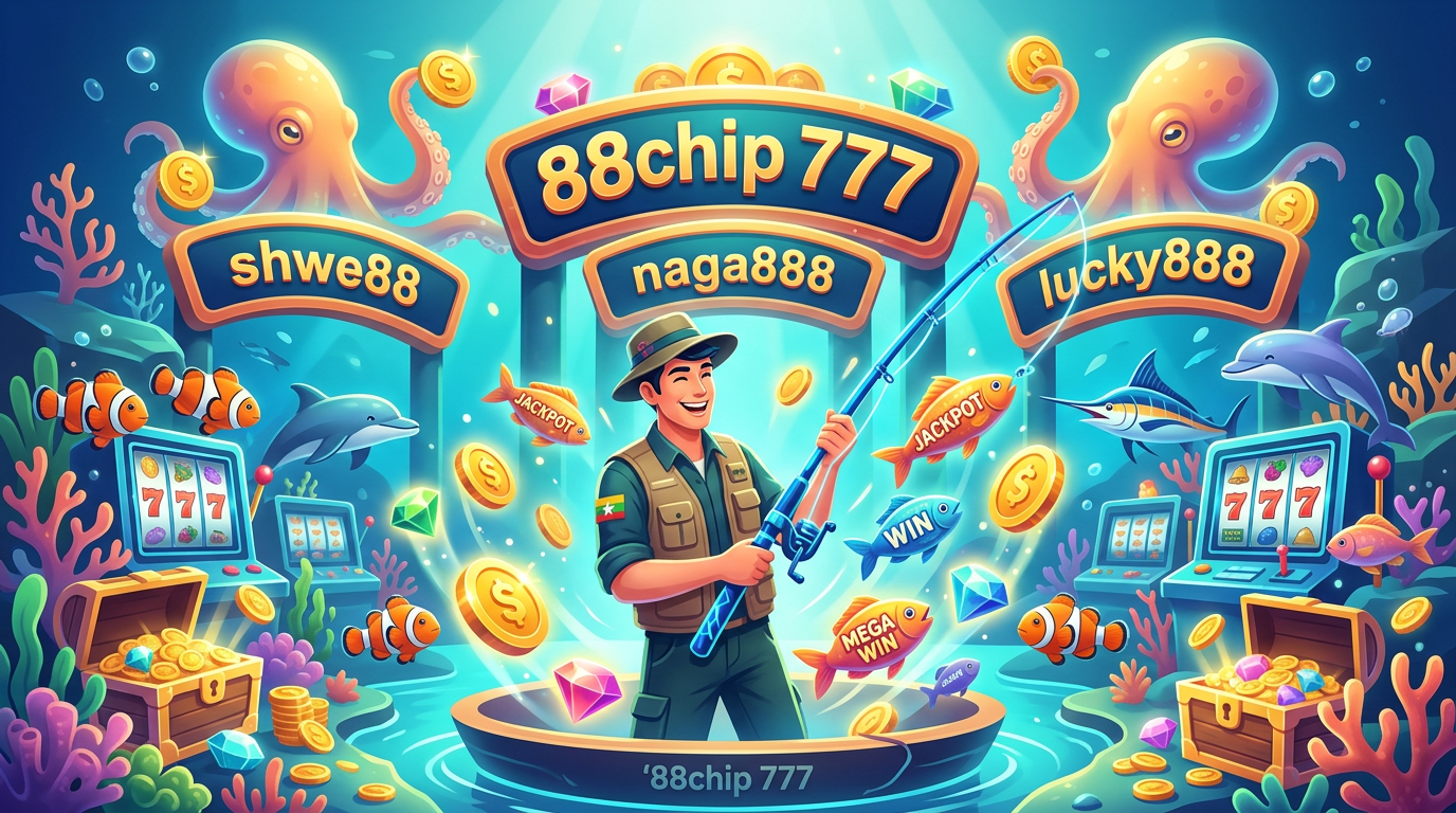 ထိပ်တန်း Fishing Slot Games များ- shwe88, naga888, lucky888