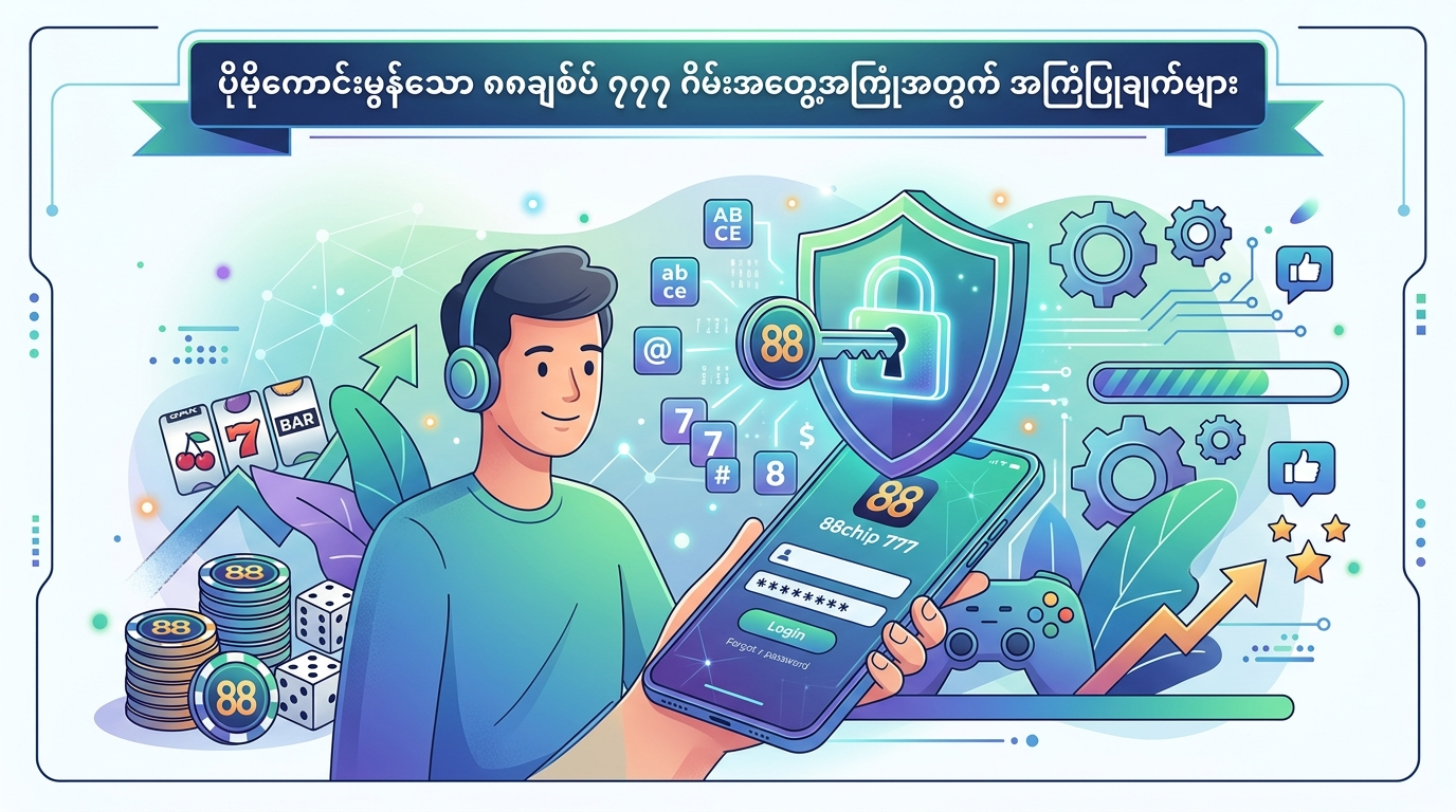 စကားဝှက် မေ့သွားခြင်း သို့မဟုတ် အကောင့် ပြဿနာများ