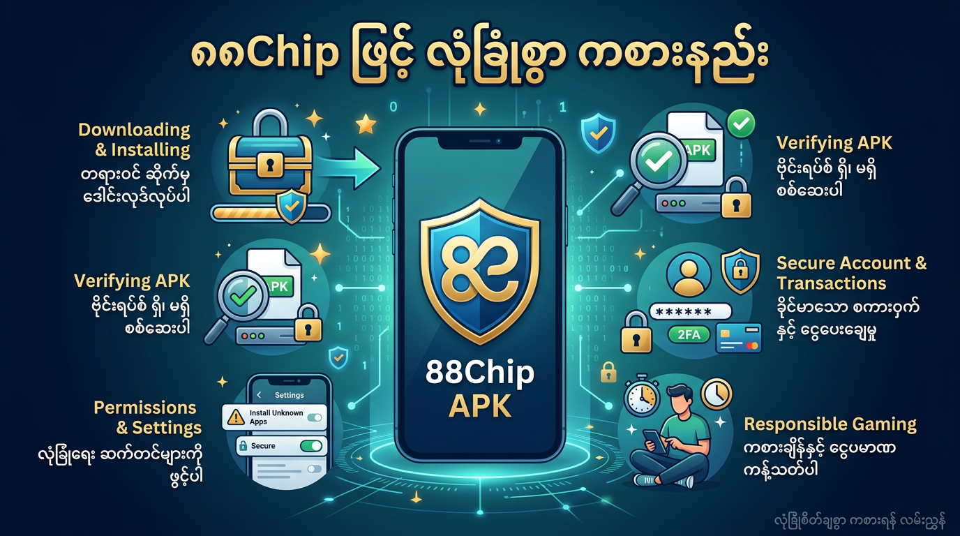 88Chip ဖြင့် လုံခြုံစွာ ကစားနည်း